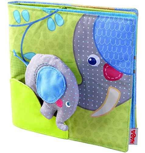 Haba Elephant Egon Fabric Book Baby Toy.