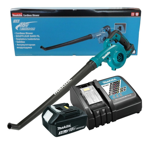 Sopladora Hojas Pc Electrico A Bateria + Cargador 18v Makita