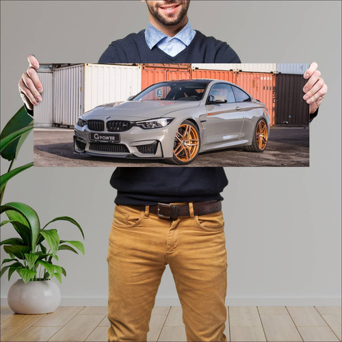 Cuadro 30x80cm Auto 2018 Bmw M4 Cs Coupe By G