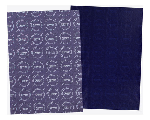 Carbono Papel A4 - Pasta Com 100 Folhas Azul Ou Preto