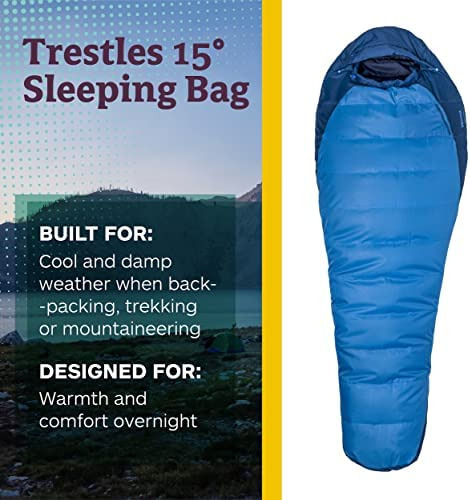Saco De Dormir Para Hombre Marmot Trestles 15° | Con Aislami
