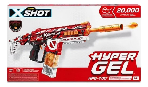 Xshot Hyper Gel Trace Fire Blaster, Lanzador De Gel Nuevo