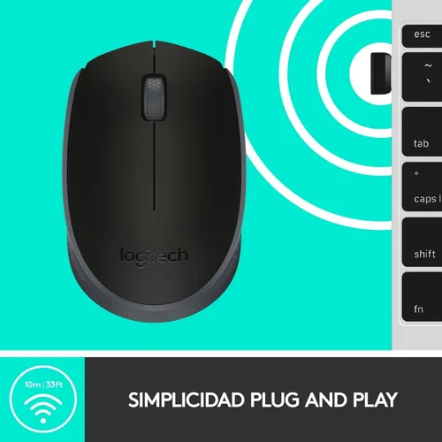 Mouse Inalambrico Logitech M170 Negro