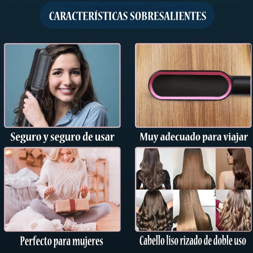 Cepillo For Planchar Alaciar El Cabello Liso Pinza 2 Es 1