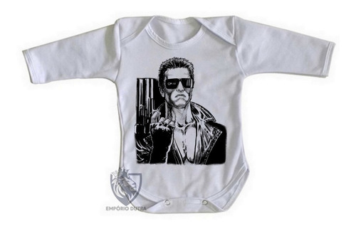 Body Bebê Criança Exterminador Do Futuro Terminator Arnold