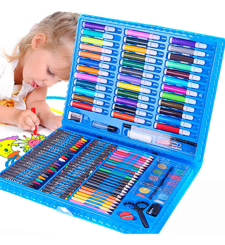 Set De Arte Profesional Kit De Dibujo Para Niños Crayones 