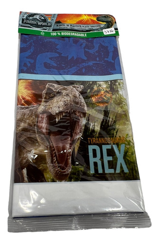 Mantel Jurassic World Dinosaurios Trex Fiesta Decora Mesa Gm