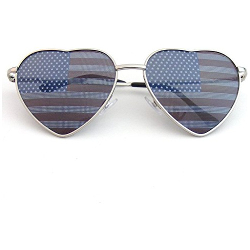 Emblem Eyewear -us Aviator Usa American Flag Ofycs