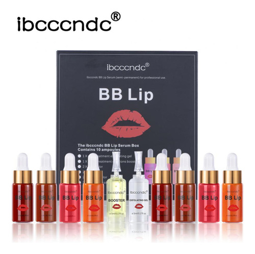 Kit De Sérum N Bb Lips, 10 Ampollas, 5 Ml, Bb