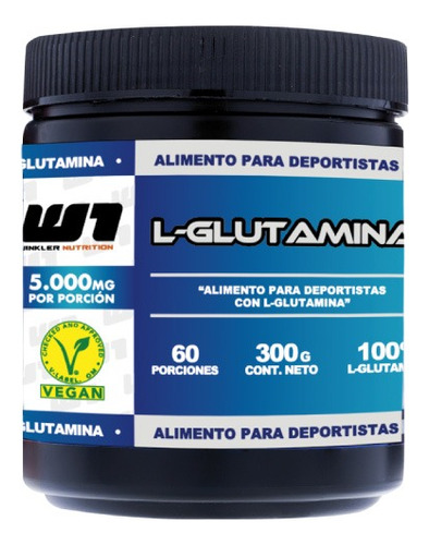 L-glutamina 300 Grs. 60 Servicios Winkler Nutrition