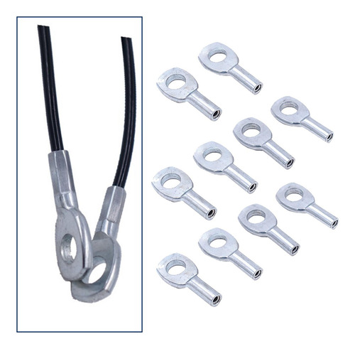 10 Piezas Es De Cuerda De Alambre De Para Cables De 6 Mm