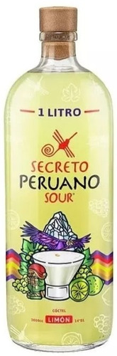 Pisco Secreto Peruano Sour 1 Lt. 3 Unidades