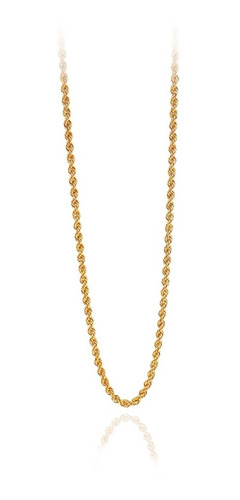 Imagen 2 de 4 de Torzal Italiano Oro 10k 2.2 Mm 60 Cm De Largo