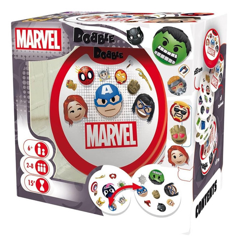 Juego De Mesa Dobble Marvel Emoji Español Nuevo