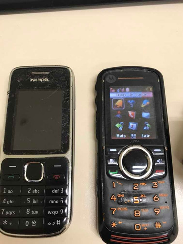 Celular Motorola Nextel E Celular Nokia C2 Com Defeito