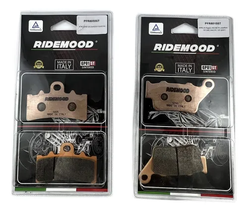 Juego Pastillas Ktm Rc 200 Ag/ Ng /390 Ridemood Sinterizadas