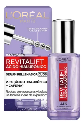 L'Oréal Paris Revitalift Sérum para Ojos con Ácido Hialurónico y ...