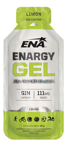 Gel Energético Ena 32 Gr Limón Caja 6 Unidades