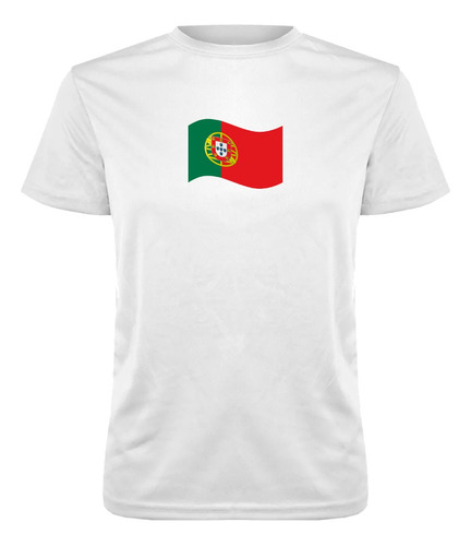 Polera Deportiva Unisex Poliéster Diseño Bandera De Portugal