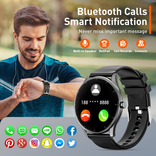 Reloj Inteligente Bluetooth Llamado Alexa Smartwatch