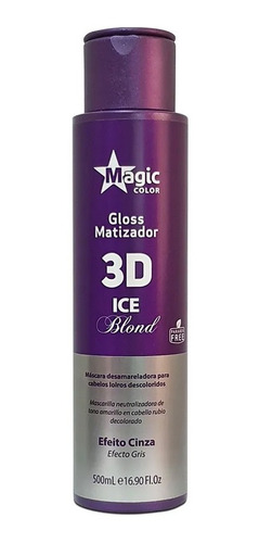 Magic Color Matizador 3d Ice Blond Efeito Cinza 500ml