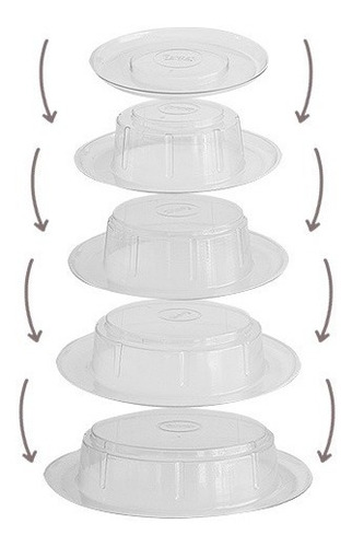 Soporte Base Para Torre De Macarons 5 P. - Parpen