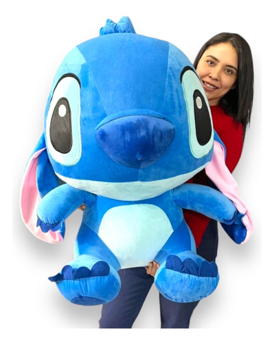 Stitch De Peluche Jumbo Incluye Regalo Calidad Superior