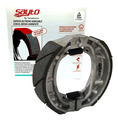 Balata Freno Tambor Motos At110 - Cs125 - Ft125 - Ds125 