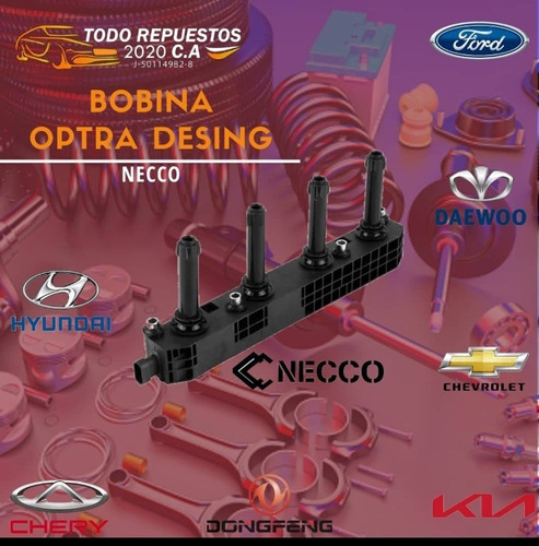 Bobina Optra Desing Advance Marca Necco 