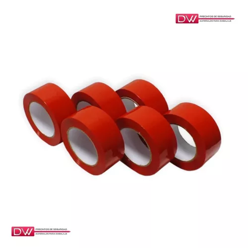 Pack Cinta Adhesiva Embalaje Roja 48x90 X108u Dw !