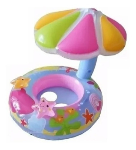 Flotador Inflable Sombrilla Para Bebe Niña. Ofertas Claras