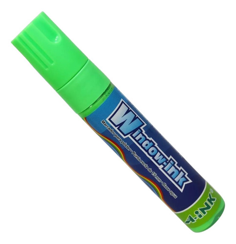 Marcador Vidrio A-ink Plumon Color Verde 15mm Ventana