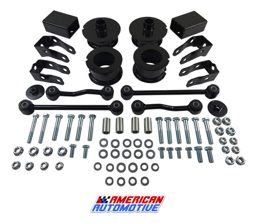 Kit Completo Elevacion 3.0 In Delantero + Trasero Bobina 2wd