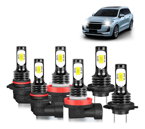 H7 H11 9145 Kit De Faros Delanteros Led Para Ford Escape 200