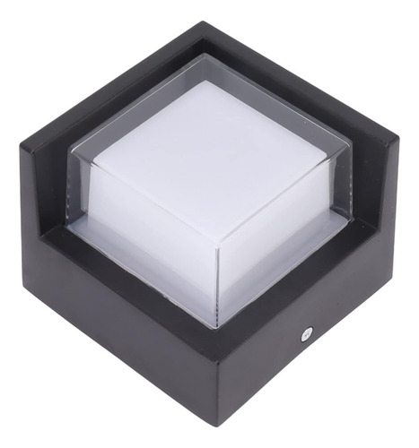 Lámpara De Jardin Led Para Exteriores Resistente Cuadrada