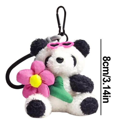 Lindo Llavero De La Felpa Llavero De La Panda Colgante Panda