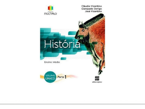 Livro Projeto Multiplo História Volume Único - Editora Scipione (Usado)