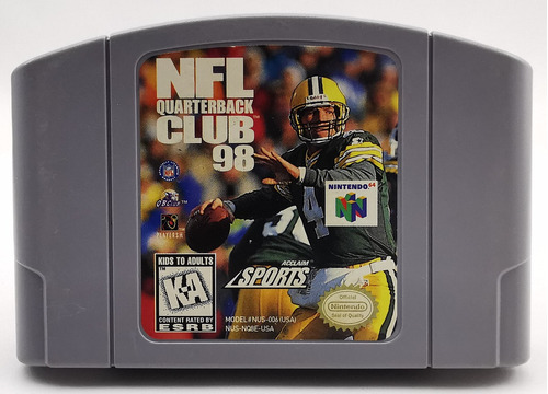Nfl Quarterback Club 98 N64 Nintendo 64 * R G Gallery