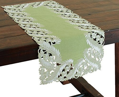 Xia Home Modas Laurel Bordado Cutwork Mini Primavera Camino