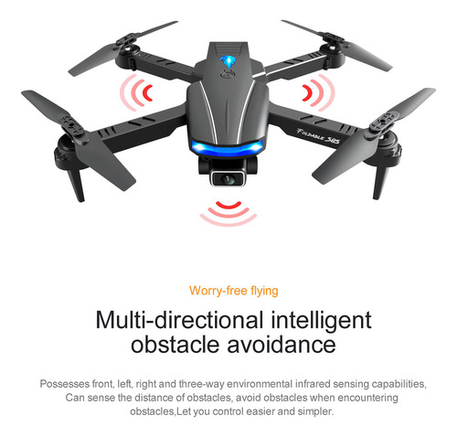 Mini Drone S85 Pro Con Camara Hd Y Estuche 2 Baterias