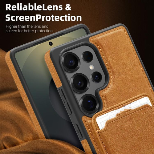 Capa Para Samsung Galaxy S24 Fe/s23/s22 Com Slot Para Cartõe