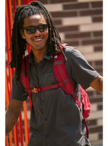 Mochila De Hidratación Oasis 22l Con Vejiga 3l Teton Sports Color Rojo Diseño De La Tela Lisa
