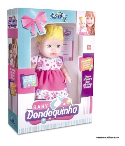 Boneca Bonequinha Baby Dondoquinha Infantil Bebê Meninas
