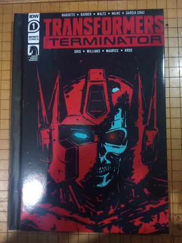 Libro Comic Transformers Vs Terminator Pasta Dura Español 