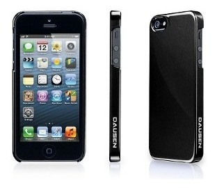 Funda Para iPhone 5/5s Dausen Negro Metálico - Districomp