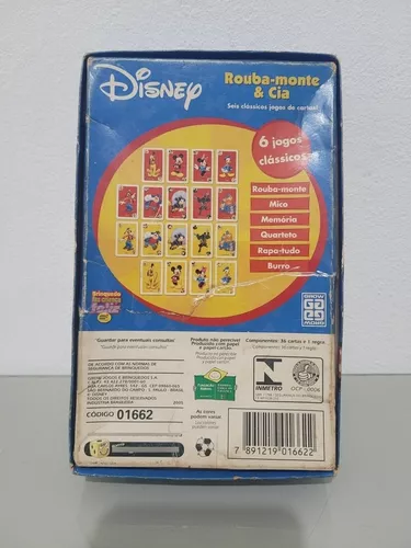 Jogo De Cartas Rouba Monte E Cia Princesas Disney em Promoção na