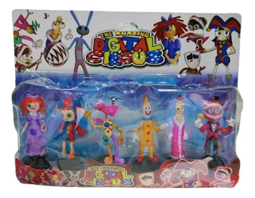  Set Figuras Circus Digital X6 Personajes