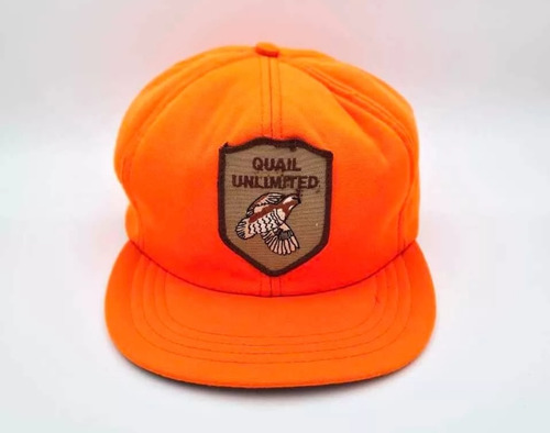 Gorra Vintage 80s Ambientalista Quail Unlimited Hunting 