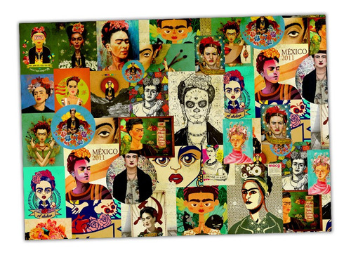 Frida Kahlo #03!  Lámina Decoupage Autoadhesiva 30 X 42 Cm