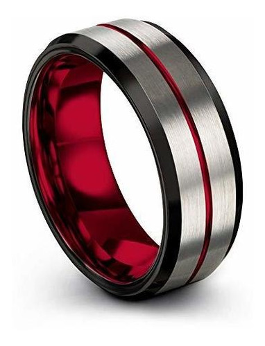 Chroma Colour Collection Anillo De Boda De Carburo De Tungst